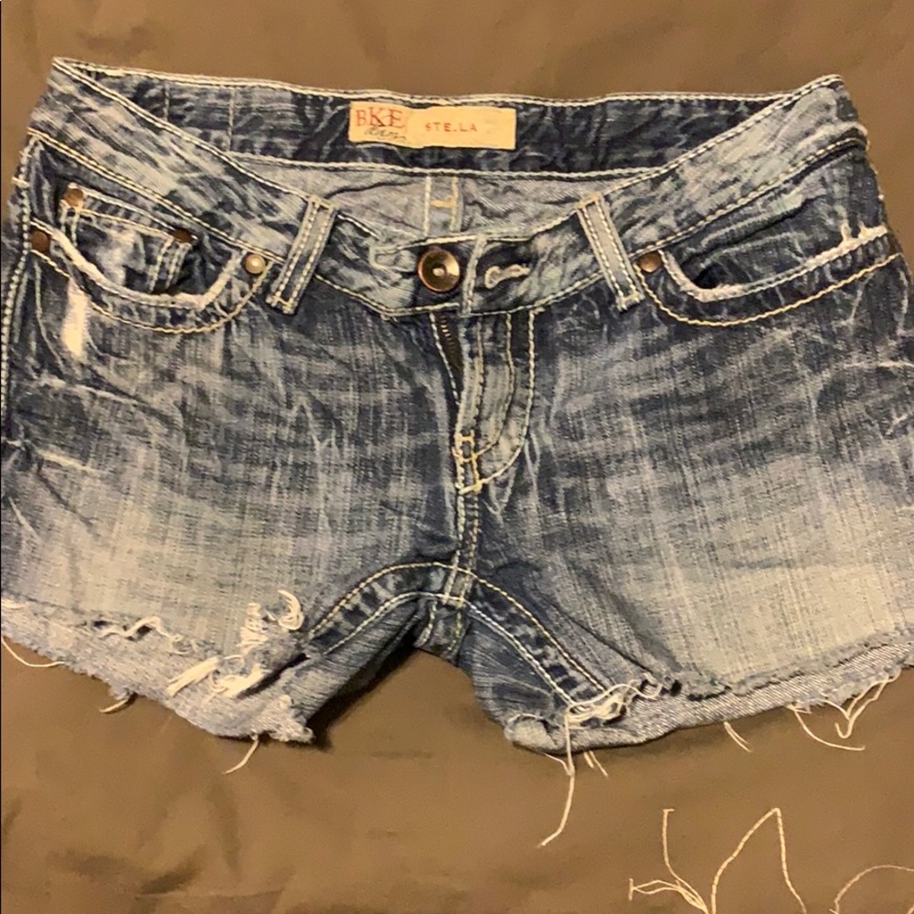 Denim shorts